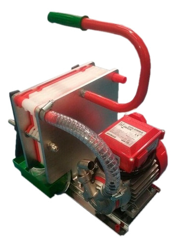 Filtro Prensa Italiano Acero Inoxidable 6 Placas Para Vino Y Cerveza