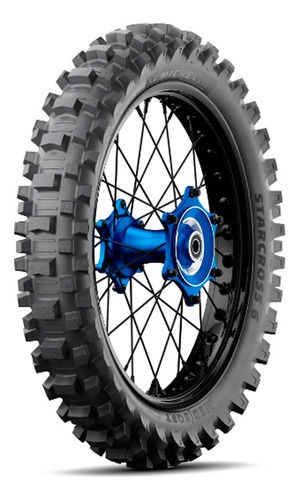 Pneu Michelin Motocross Starcross 6 Midsoft 110/100-18 Sílic