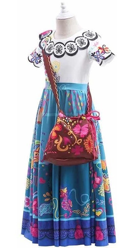 Disfraz Mirabel Encanto Vestido Disney Con Cartera