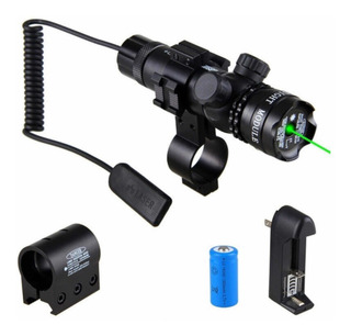 Verde/Rojo Dot Laser Mira Punto ajustar caza láser para rifle pistol con 25.4mm 