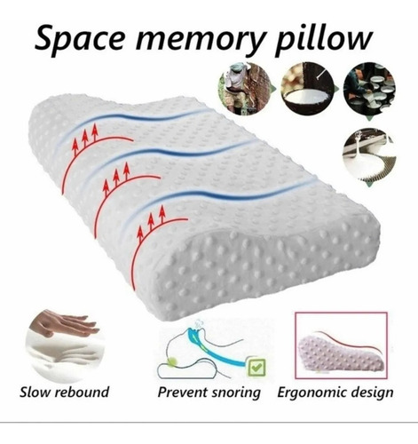 Almohada Viscoelastica Ricosueño Cervical Confortable