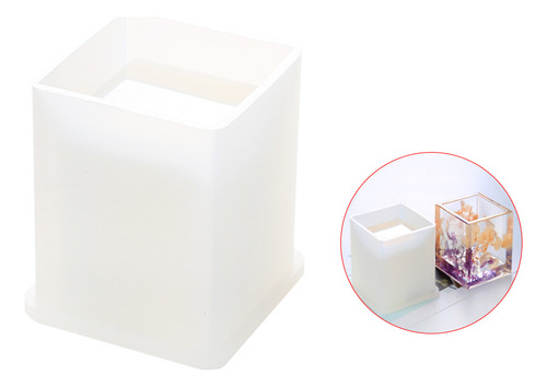 (b) Molde Para Vasos De Agua, Exquisito Jarrón De Resina Epo