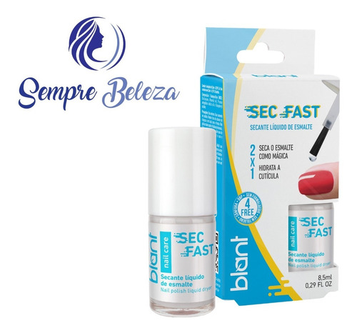 Secante Rápido Blant Sec Fast 2x1 8,5ml Seca Como Mágica