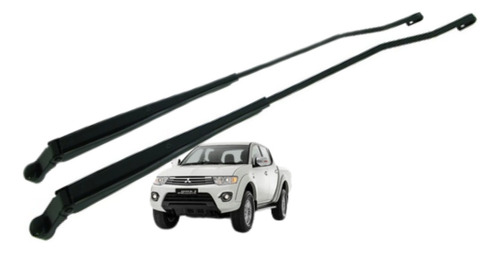 Par Braço Limpador Parabrisa Mitsubishi L200 2017 2019 2020