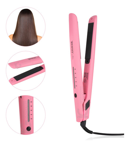 Plancha De Cabello Timco® Ceramic + Iones Control Frizz 