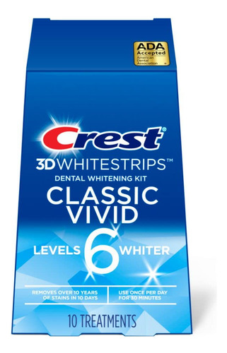 3d Whitestrips, Classic Vivid, Teeth Whitening Strip Ki...