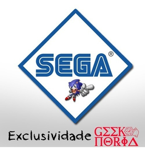 Placa Criativa Decorativa Personalizada Game Sega