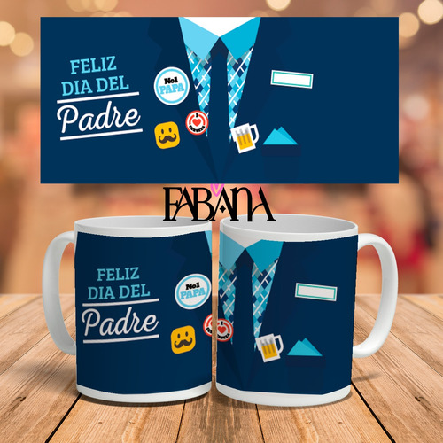 Taza Sublimada Diseño Dia Del Padre Modelo 25