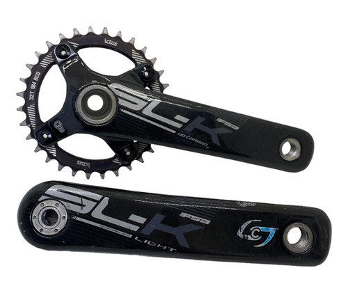 Pedivela Fsa Sl-k Light Carbon 170mm C/ Potenciometro Stages