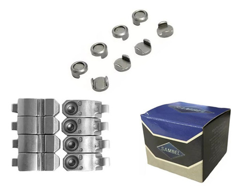 Kit Comando Tucho Balancim Omega 2.0 2.2 Alc Fixacao P/rotor