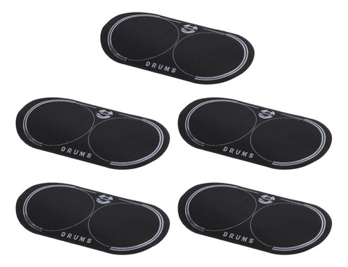De Pedal 5 Piezas Para Piezas De Bombo De Bajo 12,8x6,5 Cm,