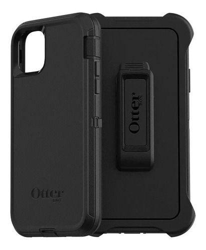 Funda Uso Rudo Otterbox Defender Para iPhone 12 / 12 Pro 6.1 Color Negro Screenless Edition