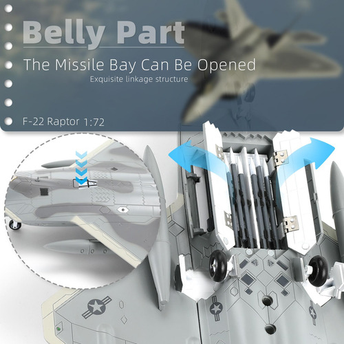 Modelo Previo A La Construcción Del F22 Raptor Fighter Attac