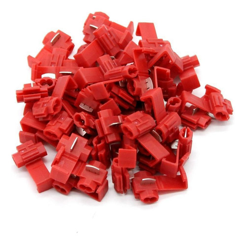 50 Piezas 16-22 Awg Bloqueo Conectores De Empalme Terminales
