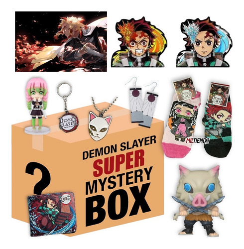 Demon Slayer Mystery Box Super Funko Llavero Y Más Miltienda