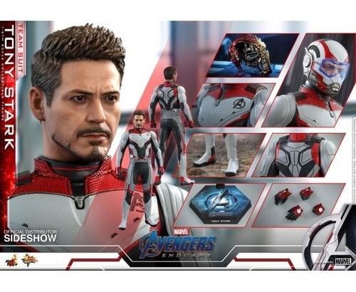 Tony Stark (team Suit) Hot Toys Avengers Endgame Escala 1/6