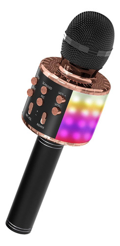 Micrófono Inalámbrico Marca Ovellic /karaoke /negro Rosa