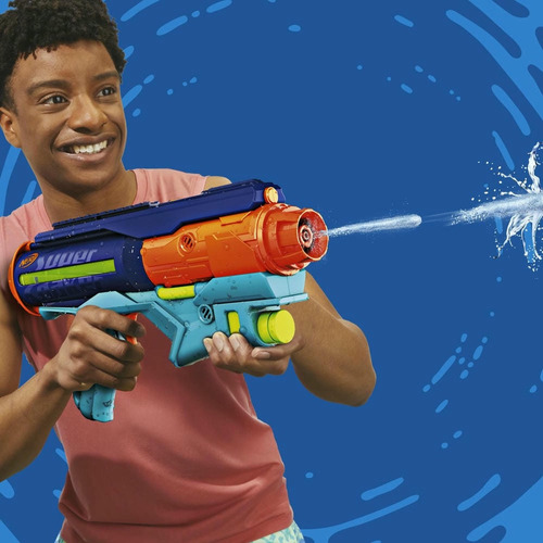Nerf Super Soaker Lanzador De Agua Power Drench +8 Años