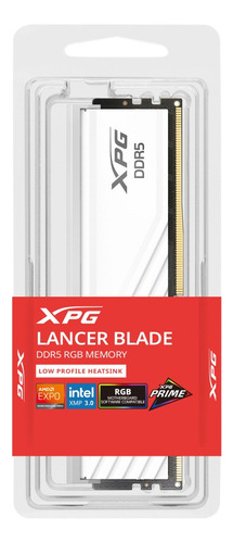 Memoria Ram Xpg Lancer Blade Rgb Ddr5 32gb 6000mt/s Blanco