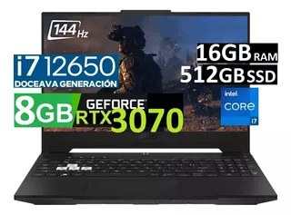 Asus Tuf A15 F15 15 Ci7-12650h 16gb 512ssd Rtx3070 8gb 2022