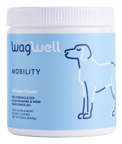 Wagwell Mobility Chews - Suplemento De Cadera Y Articulacion