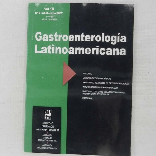 Gastroenterologia Latinoamericana, Vol 18 N°2 Abril Junio