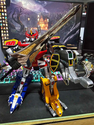 Soul Of Chogokin Megazord Y Dragonzord Power Rangers