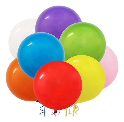 Globo #36 C/5pz Glomex Gigante Fiesta Helio Elige Colores Base Globos No 36 Glomex Globo Rosa Bebe 36 C/5pz Glomex