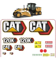 Comprar Jg De Adesivos Completo Caterpillar 120k 2020 A 2022