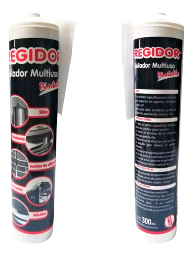 Sellador Multiuso P/ Exterior Impermeable 300cc Gris/blanco