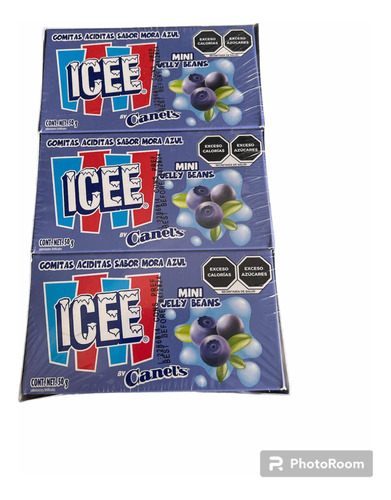 Gomita Icee Mora Azul 9pz