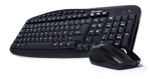 Kit Teclado Y Mouse Vorago Inal mbrico Multimedia Usb