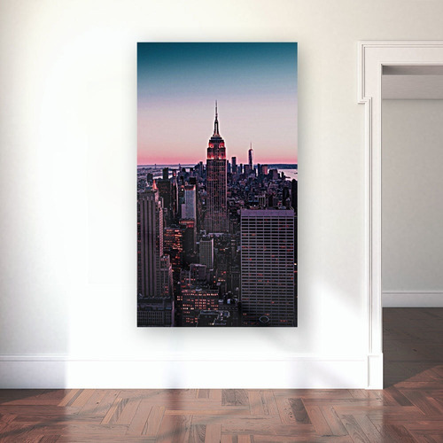 Cuadro Canvas Ciudad Nueva York Decorativo Lienzo De Calidad