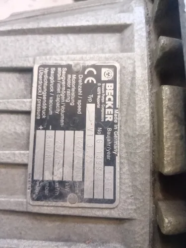 Bomba De Vacío. Vacuum (Usado)
