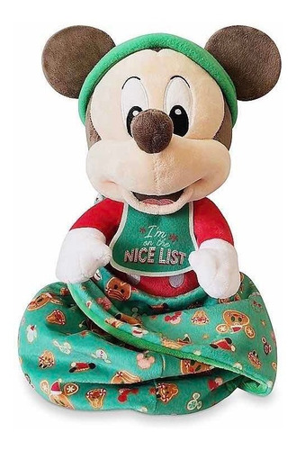 Peluche Mickey Mouse Bebé Navideño 25cm Ed Ltd Disney Store