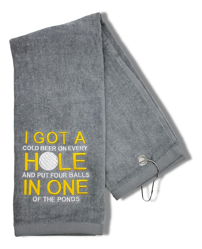 Mulligan | Funny Golf Towel Para Hombres O Mujeres Golfer Gi