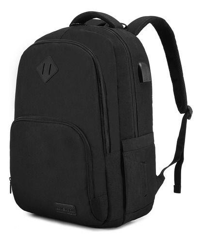 Lovevook Mochila Negra Para Mujeres Y Hombres, Mochila Esco.