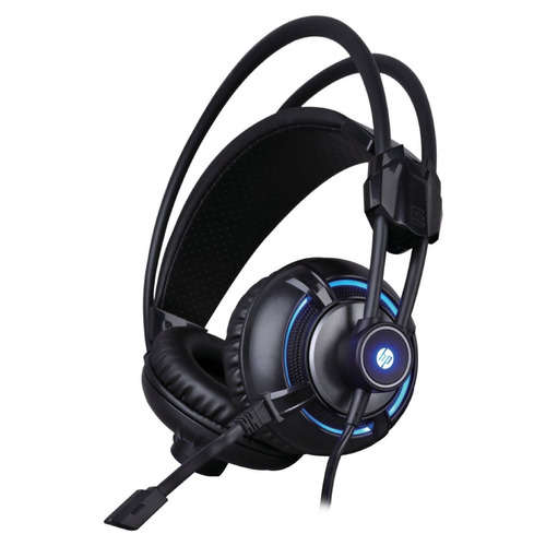 Fone Headset Gamer Microfone Hp® H300 Black 2.1 C/ Vibração