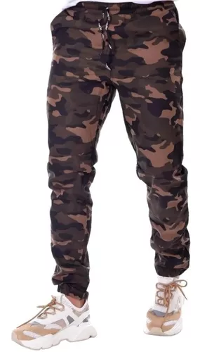 Calça Jogger Masculina em Sarja