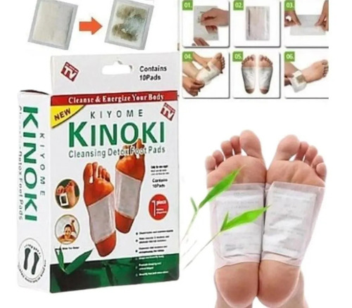 10 Parches Desintoxicantes Para Pies Kinoki Mejora Tu Salud 