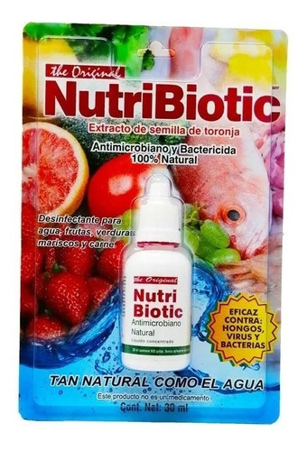 Desinfectante Frutas Verduras Nutribiotic Semilla De Toronja