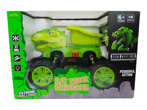 Auto 4x4 R/c Truck Dinosaur A Control Remoto - Uniwork