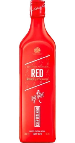 Johnnie Walker Red Label Icon Edicion Limitada 200 Años.-