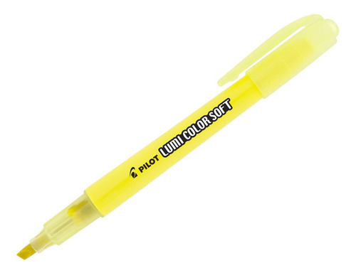 Marca Texto Pilot Lumicolor Pastel Amarelo Cx C/12 Unidades