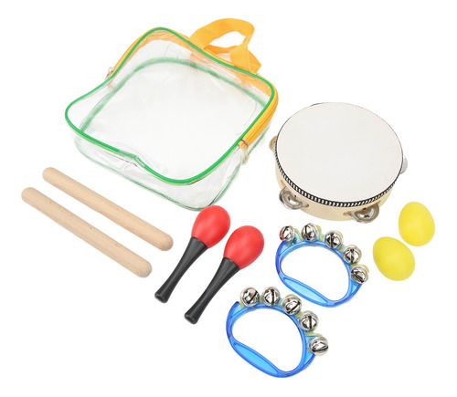 Set De Instrumentos Musicales Para Niños, Tambor De Mano, Ag