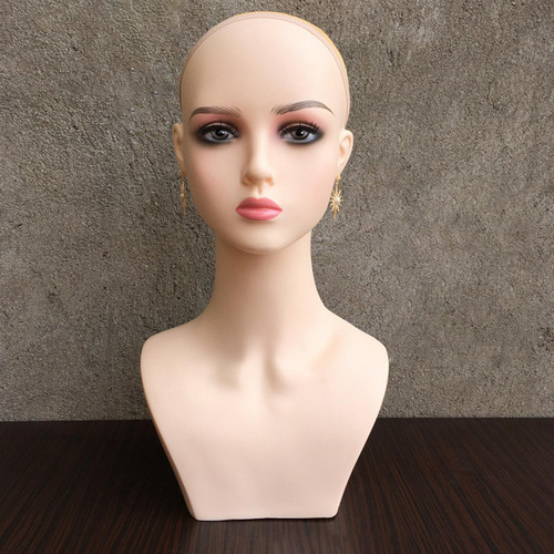 Cabeza De Maniquí Femenina, Soporte Para Cabeza De Estilo B