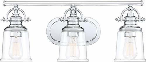 Quoizel Lighting Grt8603c Lampara De Baño Acabado Cromado 