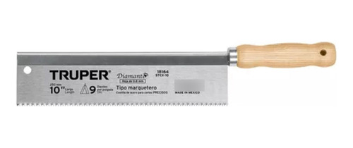 Serrucho Truper Ebanista 10 Pulgadas Stcx-10