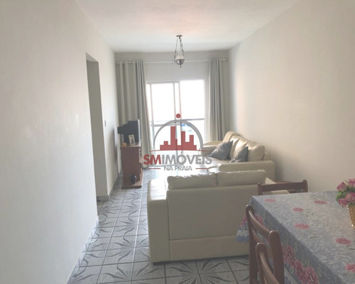 Imagem 2 de 17 de Apartamento De 2 Dormitórios, 1 Suíte, Vista Para O Mar No Boqueirão Em Praia Grande. - Ap03080 - 70654017