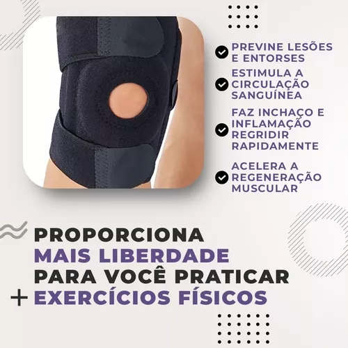 Joelheira Neoprene Fisio futebol Ortopédico